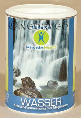 Kräuterteemischung Physio Herb - Wasser für den Ausgleich des Wasserhaushalts im Körper.