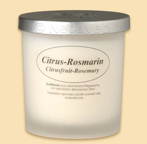 Citrus Rosmarin - Rapswachs Duftkerze