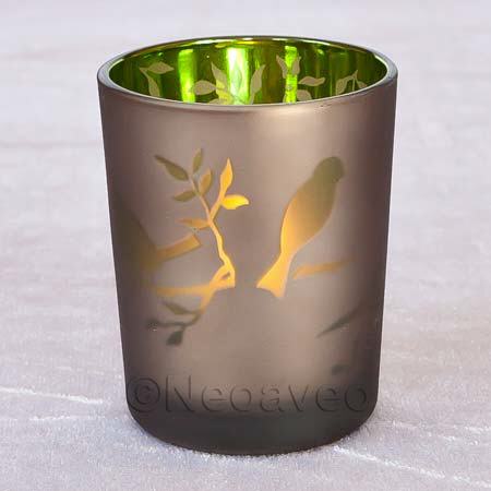 Votivglas Sommervögel Bronce