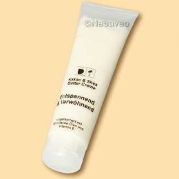 Entspannend verwöhnend Handcreme mit Shea-Butter, Kakakobutter Creme, feuchtigkeitsspendend